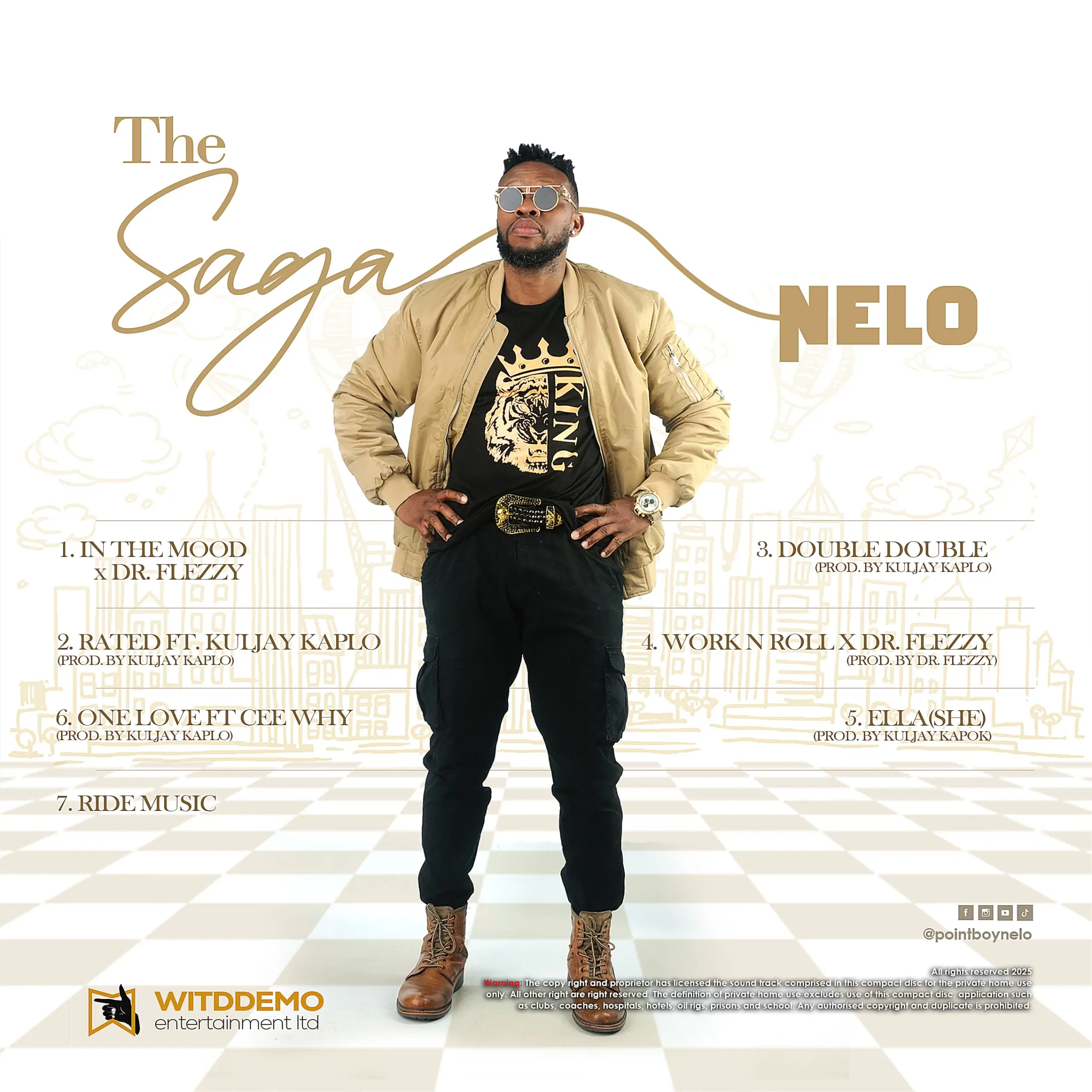 Nelo – The Saga (EP) Cover Art